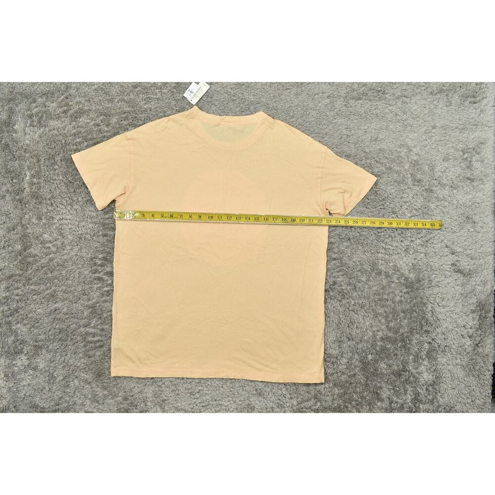 NEW Aerie Orange Cotton T-Shirt M Regular Fit Real Soft Babes Babes... - Picture 4 of 7